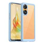 For OPPO Reno8 T 4G Colorful Series Acrylic + TPU Phone Case(Blue)