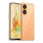 For OPPO Reno8 T 4G Colorful Series Acrylic + TPU Phone Case(Transparent)