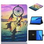 For Huawei MediaPad M5 lite Coloured Drawing Horizontal Flip Leather Case with Holder & Card Slot & Sleep / Wake-up Function(Dreamcatcher)