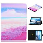 For Lenovo Tab M10 TB-X605F / X505 Coloured Drawing Horizontal Flip Leather Case with Holder & Card Slot(Marble)