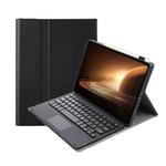 For OPPO Pad 2 11.61 inch 2023 OP13-A Lambskin Texture Ultra-thin Detachable Bluetooth Keyboard Leather Case with Touchpad(Black)