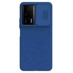 For Xiaomi Redmi K60E NILLKIN Black Mirror Series Camshield PC Phone Case(Blue)