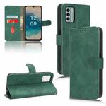 For Nokia G22 Skin Feel Magnetic Flip Leather Phone Case(Green)