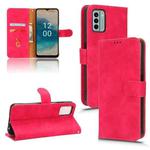 For Nokia G22 Skin Feel Magnetic Flip Leather Phone Case(Rose Red)