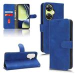 For OnePlus Nord CE 3 Skin Feel Magnetic Flip Leather Phone Case(Blue)