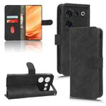 For ZTE nubia Z50 Ultra Skin Feel Magnetic Flip Leather Phone Case(Black)