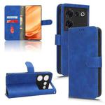 For ZTE nubia Z50 Ultra Skin Feel Magnetic Flip Leather Phone Case(Blue)