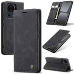 For Xiaomi 13 Lite CaseMe 013 Multifunctional Horizontal Flip Leather Phone Case(Black)