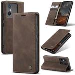 For Xiaomi Redmi 11A / 12C CaseMe 013 Multifunctional Horizontal Flip Leather Phone Case(Coffee)