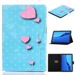 For Huawei MediaPad M5 lite Coloured Drawing Horizontal Flip Leather Case with Holder & Card Slot & Sleep / Wake-up Function(Love Balloons)