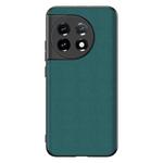 For OnePlus 11 Ultra-thin Lambskin Leather Phone Case(Green)