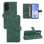 For Huawei Enjoy 60 Skin Feel Magnetic Flip Leather Phone Case(Green)