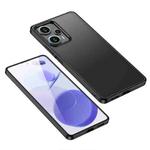 For Xiaomi Redmi Note 12 Turbo Armor Clear TPU Hard PC Phone Case(Matte Black)