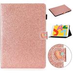 Love Buckle Glitter Horizontal Flip Leather Case For iPad Air / 9.7 2018 / 9.7 2017(Rose Gold)