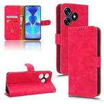 For TECNO Spark 10 Skin Feel Magnetic Flip Leather Phone Case(Rose Red)