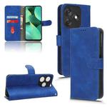 For TECNO Spark 10C Skin Feel Magnetic Flip Leather Phone Case(Blue)