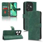 For TECNO Spark 10C Skin Feel Magnetic Flip Leather Phone Case(Green)