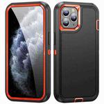 For iPhone 11 Pro Max Life Waterproof Rugged Phone Case(Black + Orange)