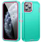 For iPhone 11 Pro Max Life Waterproof Rugged Phone Case(Blue + Pink)