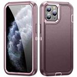 For iPhone 11 Pro Max Life Waterproof Rugged Phone Case(Purple + Pink)