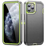 For iPhone 11 Pro Life Waterproof Rugged Phone Case(Grey + Green)