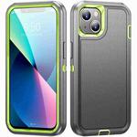 For iPhone 11 Life Waterproof Rugged Phone Case(Grey + Green)