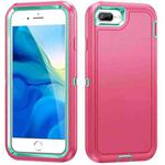 For iPhone 8 Plus / 7 Plus Life Waterproof Rugged Phone Case(Pink + Blue)