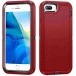 For iPhone 8 Plus / 7 Plus Life Waterproof Rugged Phone Case(Red + Black)
