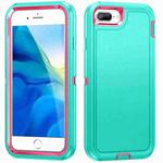 For iPhone 8 Plus / 7 Plus Life Waterproof Rugged Phone Case(Blue + Pink)