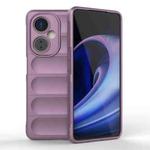For OnePlus Nord CE 3 Magic Shield TPU + Flannel Phone Case(Purple)