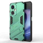 For OnePlus Nord CE 3 Punk Armor 2 in 1 PC + TPU Phone Case with Holder(Green)
