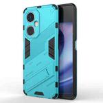 For OnePlus Nord CE 3 Punk Armor 2 in 1 PC + TPU Phone Case with Holder(Blue)