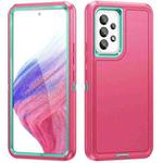 For Samsung Galaxy A53 Life Waterproof Rugged Phone Case(Pink + Blue)