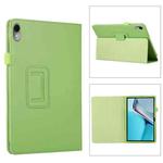 For Huawei MatePad 11 2023 Litchi Texture Leather Tablet Case with Holder(Green)