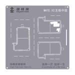 For Huawei Mate X2 Repairman High Precision Stencils CPU BGA iC Reballing Planting Tin Plate