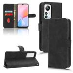For Blackview A85 Skin Feel Magnetic Flip Leather Phone Case(Black)