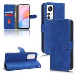 For Blackview A85 Skin Feel Magnetic Flip Leather Phone Case(Blue)