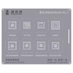 For SPREADTRUM CPU 2 Repairman High Precision Stencils CPU BGA iC Reballing Planting Tin Plate