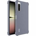 For Sony Xperia 10 V imak Shockproof Airbag TPU Phone Case(Matte Grey)
