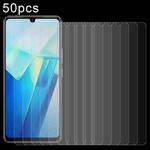 For vivo T2 India 50pcs 0.26mm 9H 2.5D Tempered Glass Film