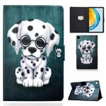 For Huawei Matepad SE 10.4 2022 Electric Pressed Colored Drawing Leather Tablet Case(Dalmatians)