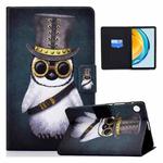 For Huawei Matepad SE 10.4 2022 Electric Pressed Colored Drawing Leather Tablet Case(Penguin)