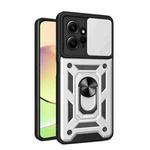 For Xiaomi Redmi Note 12 4G Global Sliding Camera Cover Design Phone Case(Silver)