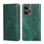 For Infinix Zero 20 Gloss Oil Solid Color Magnetic Leather Phone Case(Green)