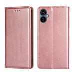 For TECNO Camon 19 Neo Gloss Oil Solid Color Magnetic Leather Phone Case(Rose Gold)