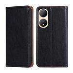 For vivo Y100 5G Gloss Oil Solid Color Magnetic Leather Phone Case(Black)