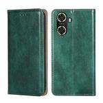 For Huawei Enjoy 60 Gloss Oil Solid Color Magnetic Leather Phone Case(Green)