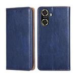 For Huawei Enjoy 60 Gloss Oil Solid Color Magnetic Leather Phone Case(Blue)