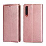 For Rakuten Big Gloss Oil Solid Color Magnetic Leather Phone Case(Rose Gold)