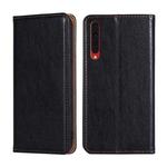 For Rakuten Big Gloss Oil Solid Color Magnetic Leather Phone Case(Black)